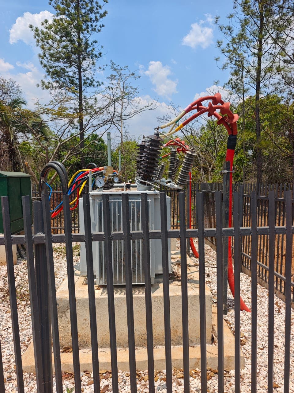 Site photograph from the Krousso Farm Pumping Station project at Mukushi